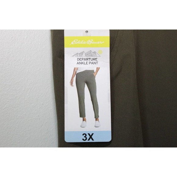 NWT Eddie Bauer Departure Ankle Pants Green Women's Plus Size 3X H14761 - Picture 5 of 13